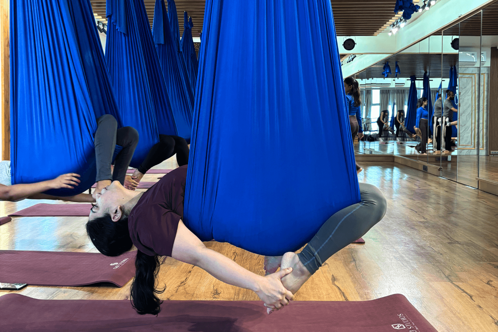 SIS x Core Bloom Aerial Yoga