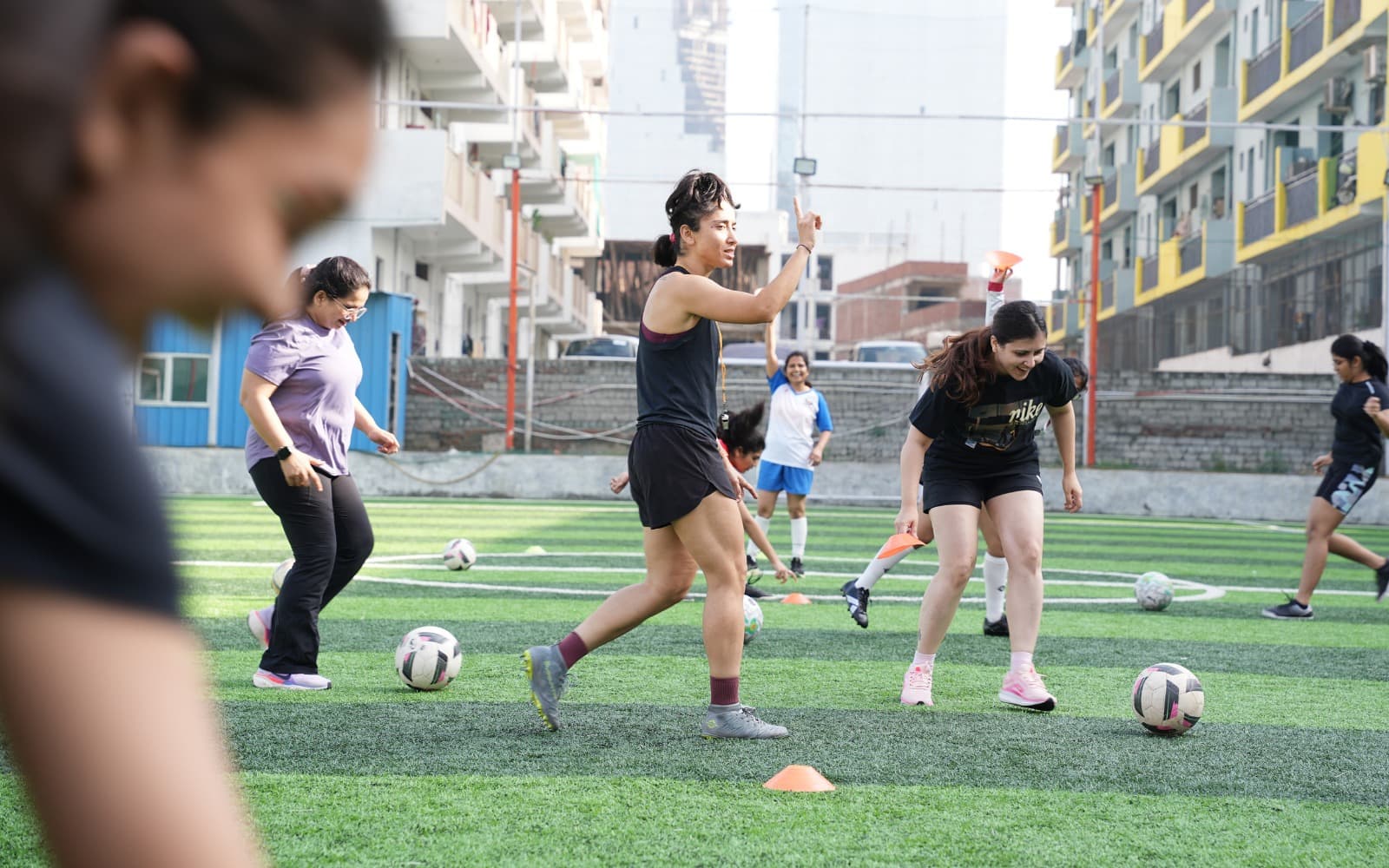 Beginner Footy With Tanvie Hans