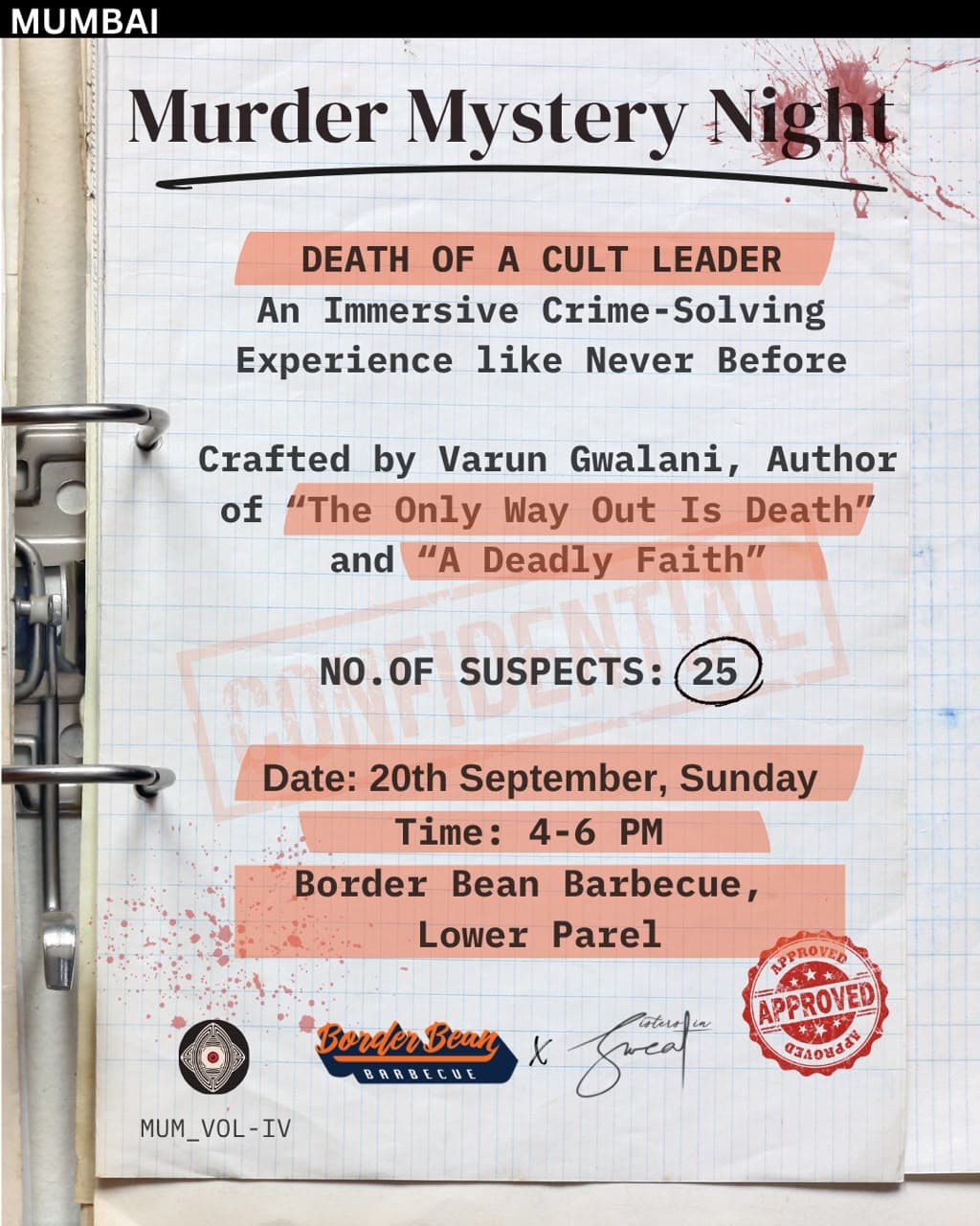 Murder Mystery Night : Death Of A Cult Leader